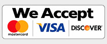 Visa | MasterCard  | Discover